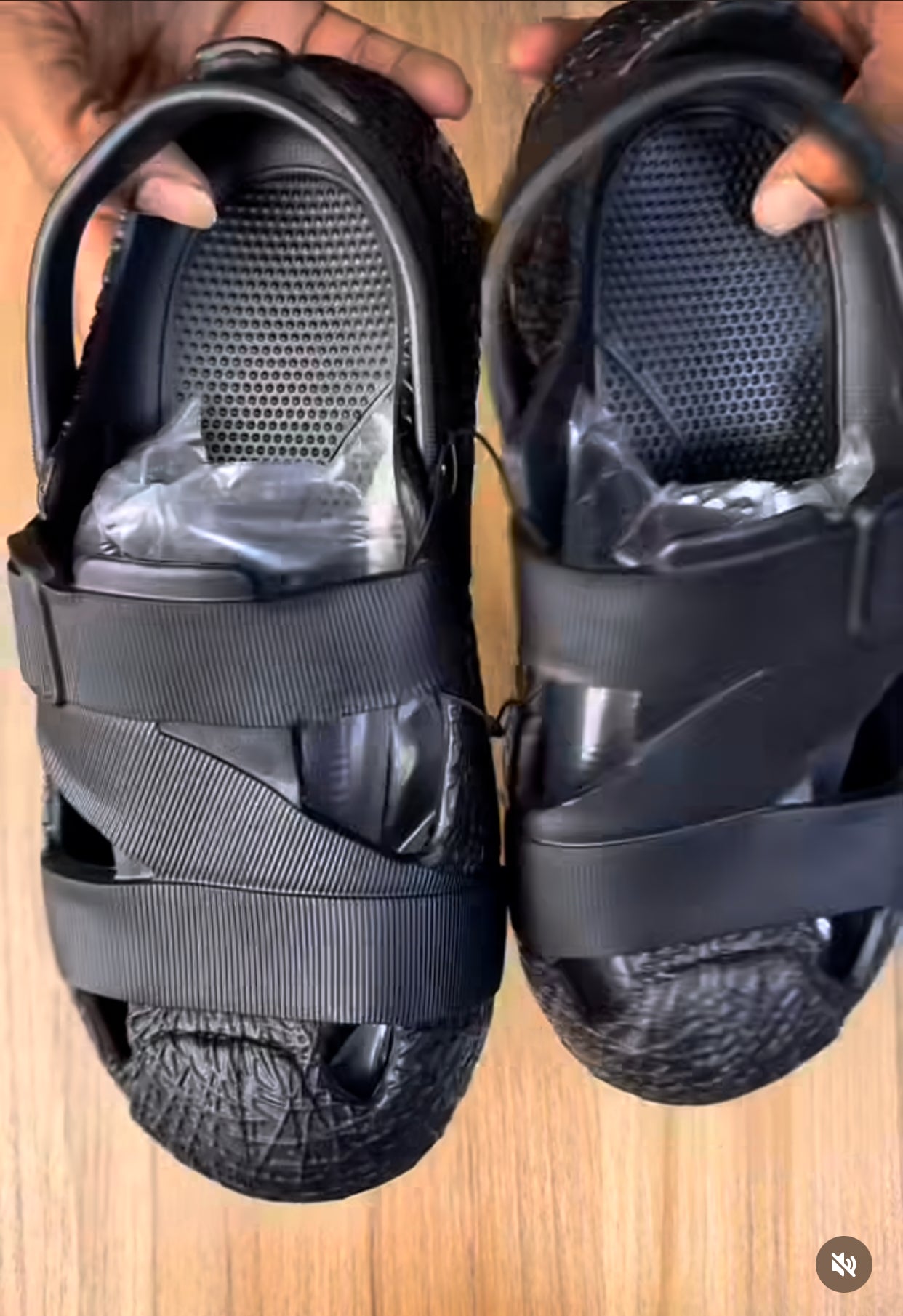 Platform EVA rubber clogs