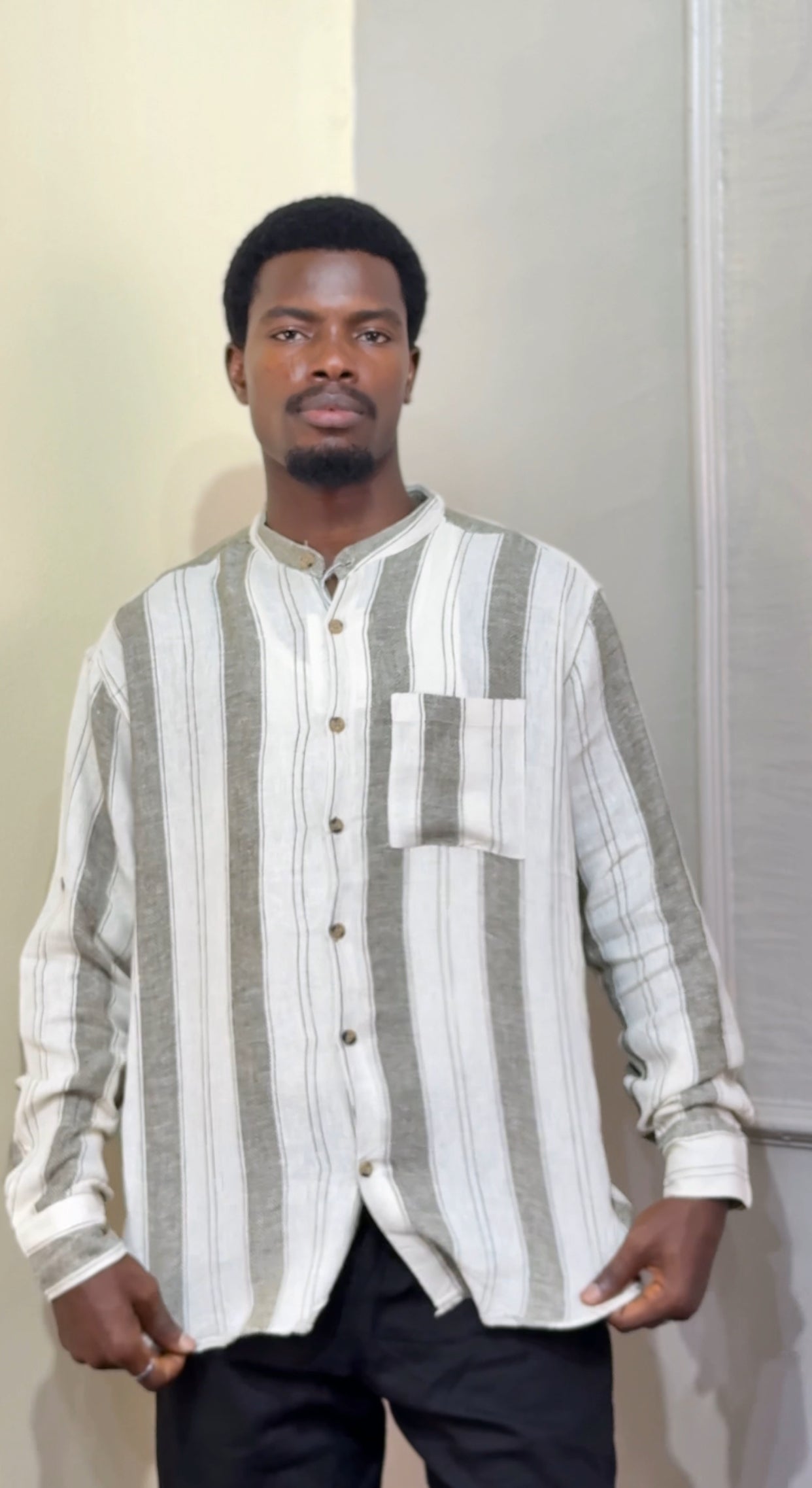 Linen shirt 001