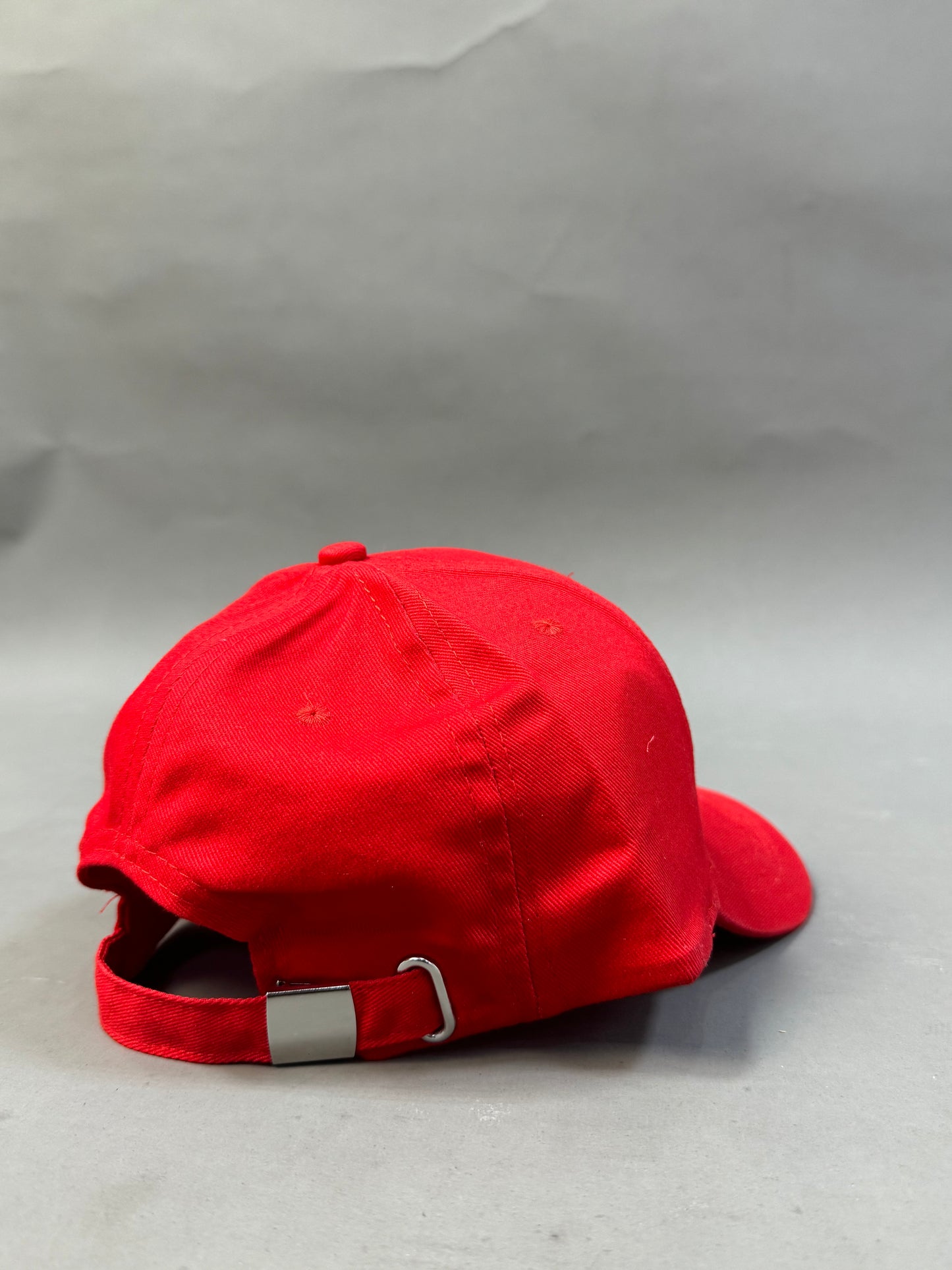 The North face hat in red