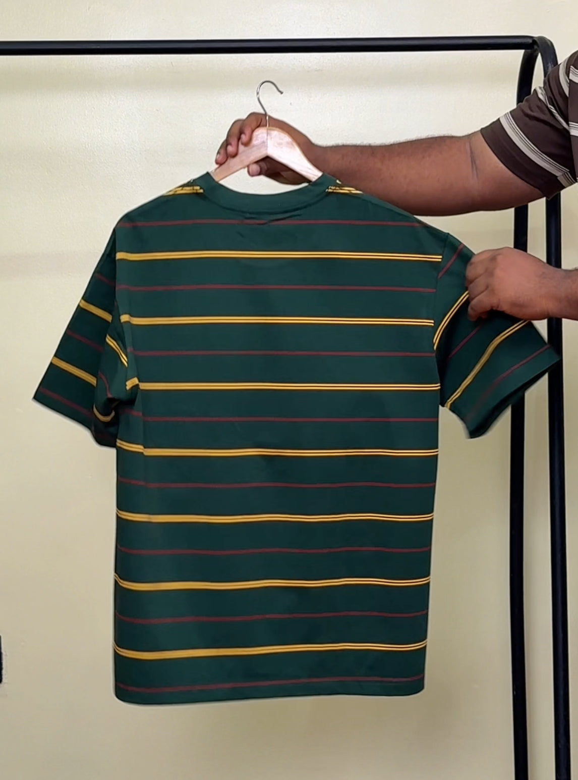 ZEDEK STRIPPED TEE 012