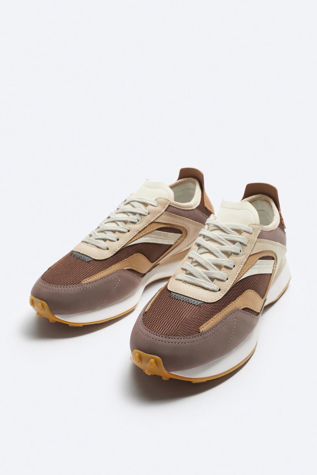 ZARA RETRO MULTI-PIECE SNEAKERS
