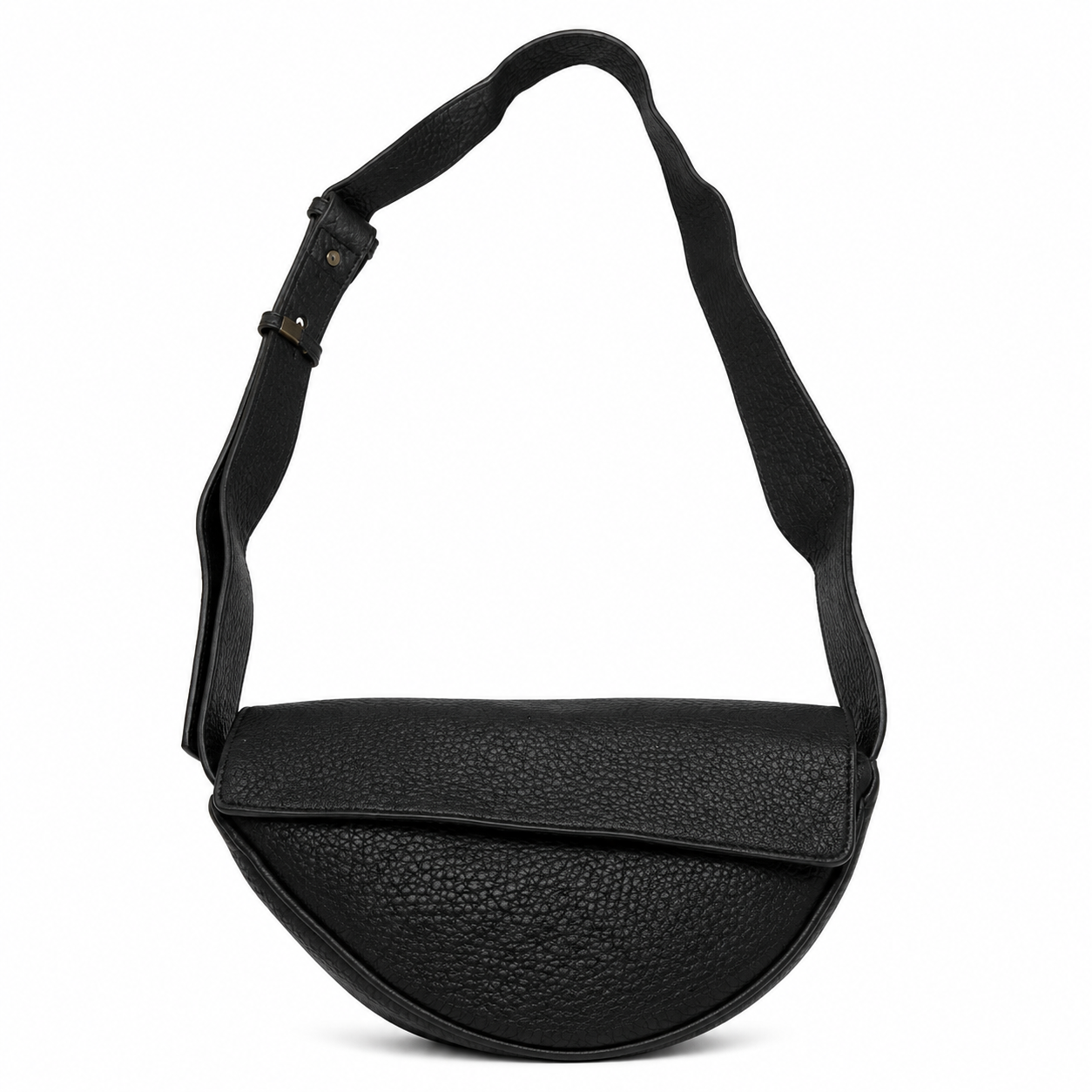 FEMALE DIAGONAL CROSSBODY BAG IN BLACK