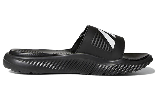 ADIDAS ALPHA BOUNCE SLIDES BLACK X WHITE