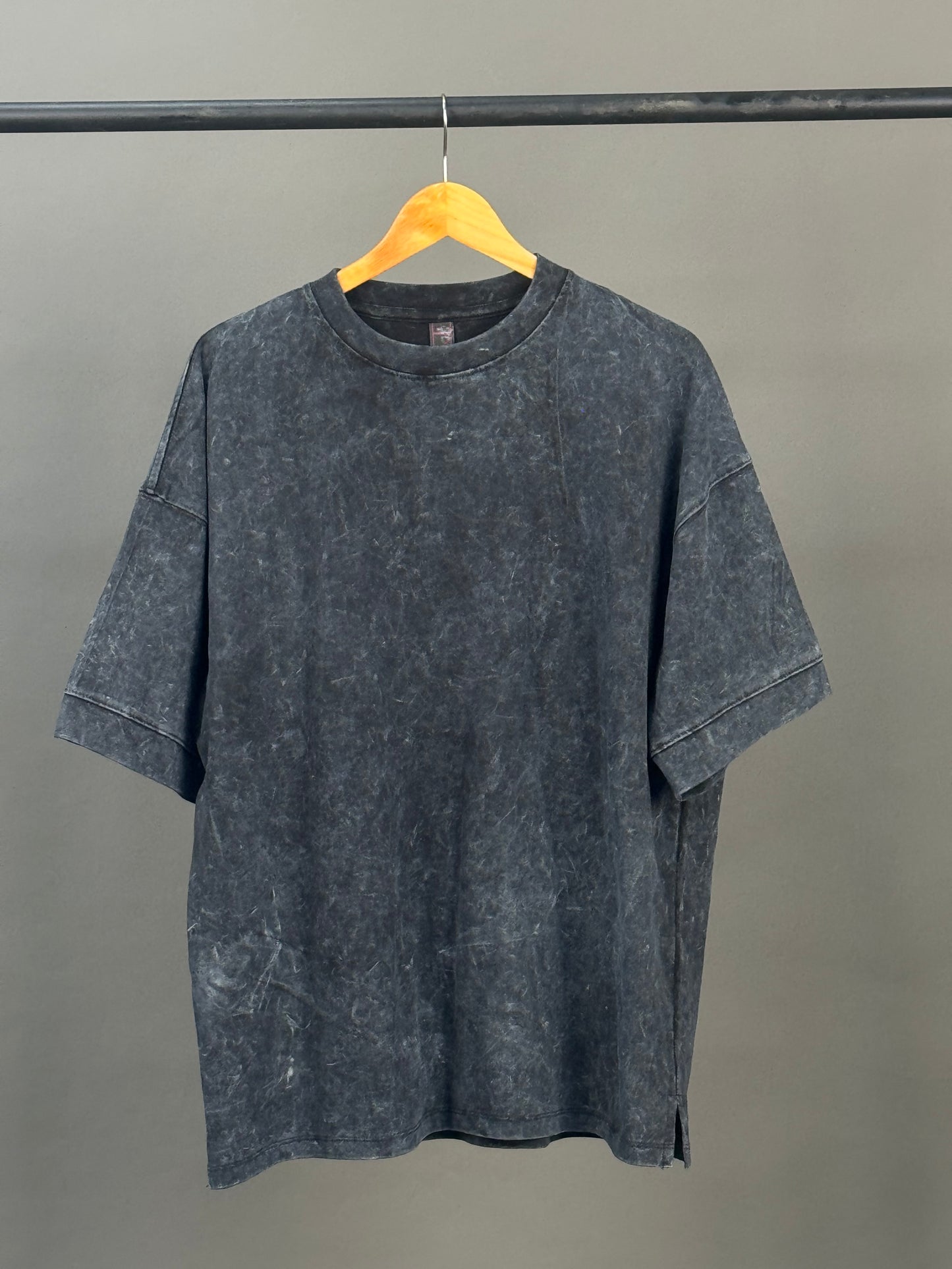 280GSM APPAREL CARE OVERSIZED ACID TEE RIBBED