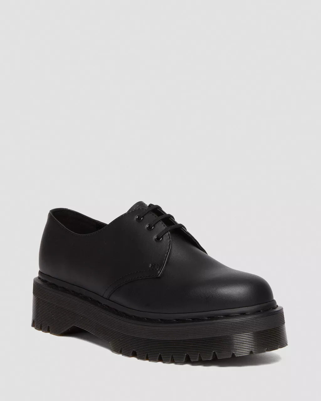 DR MARTENS 1461 QUAD CLASSIC SHOE IN ALL BLACK