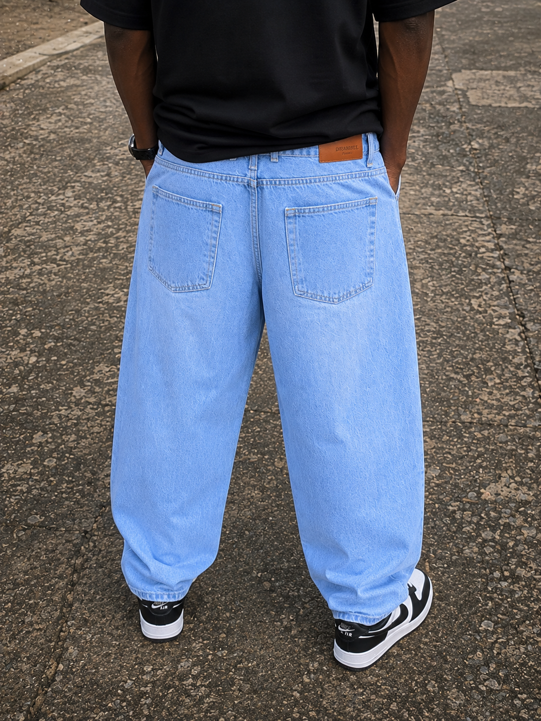 DIFRANSEL DENIM JEANS IN LIGHT BLUE