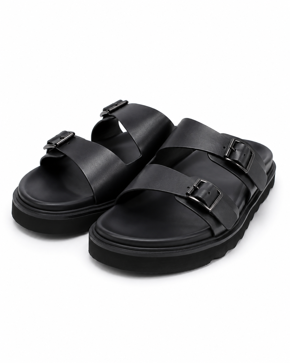 ZEDEK DOUBLE STRAP IN BLACK
