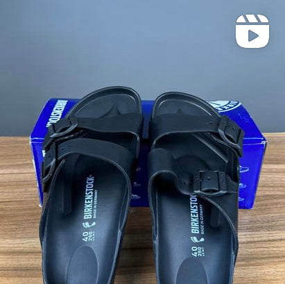 Berkinstock buckle slider in black