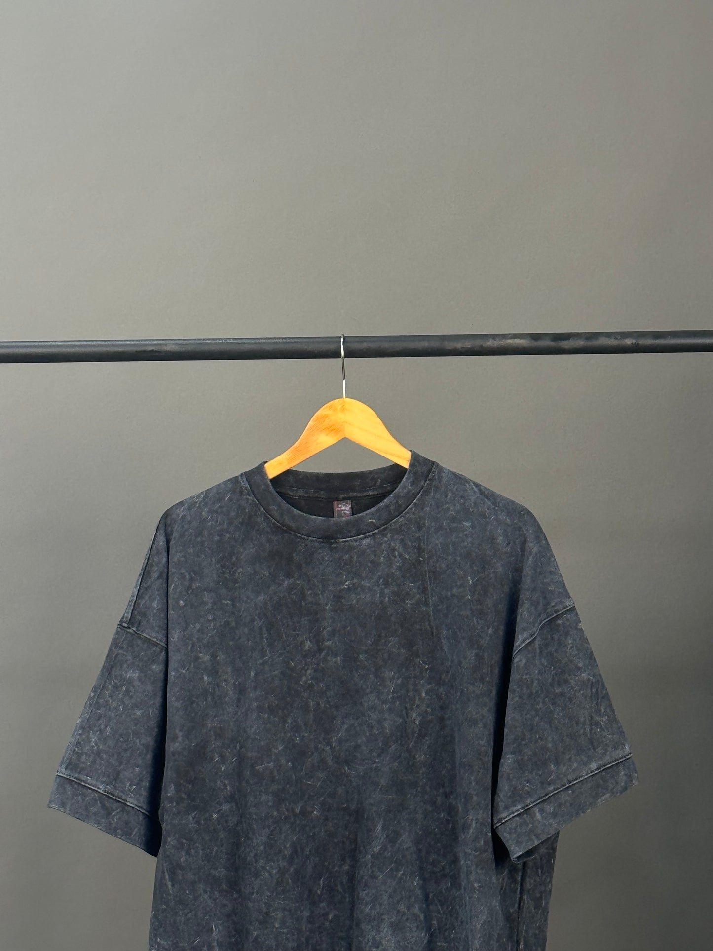 280GSM APPAREL CARE OVERSIZED ACID TEE RIBBED