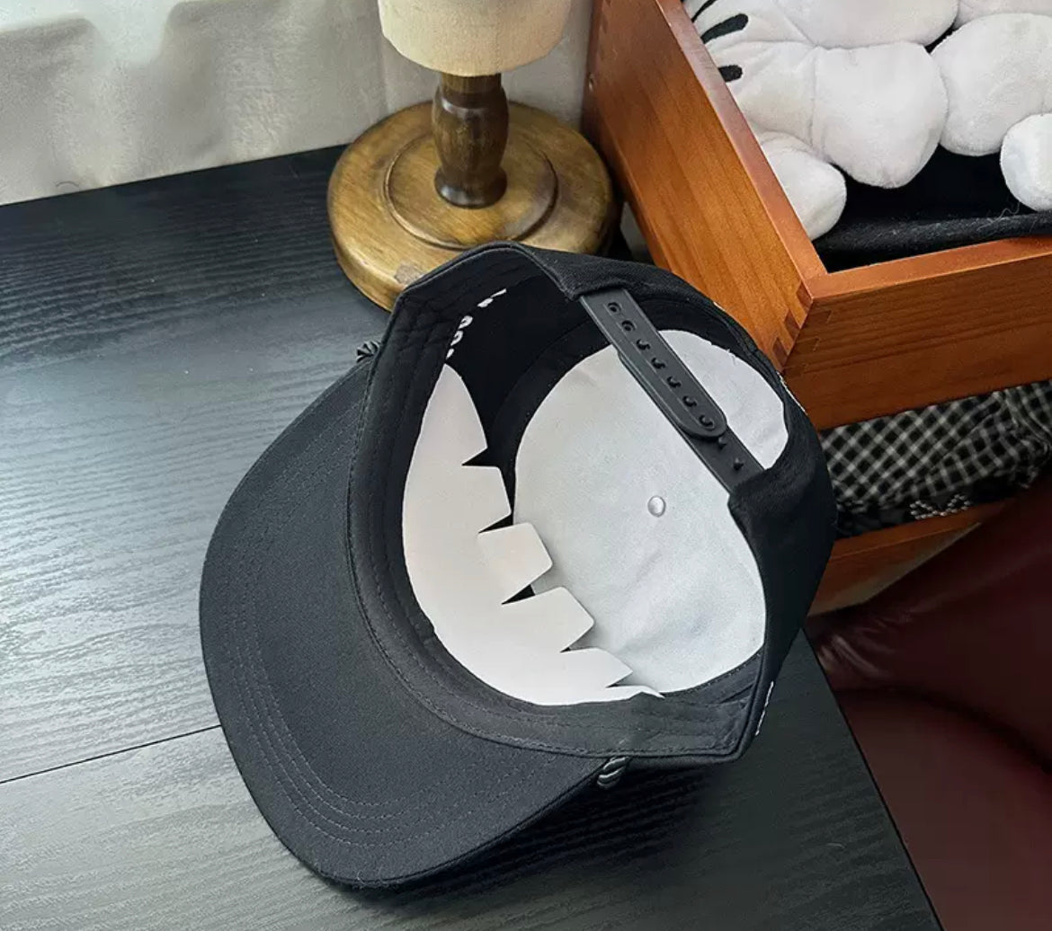 EMBROIDERED FLAT TOP HAT