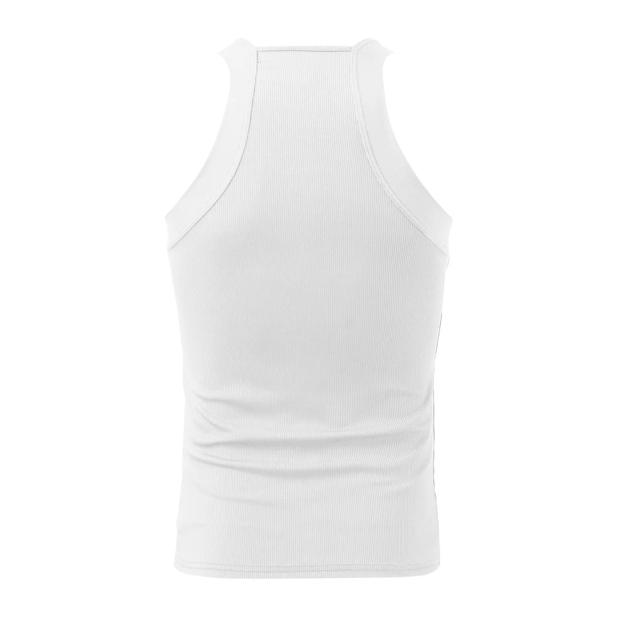 Men tank top vest in white