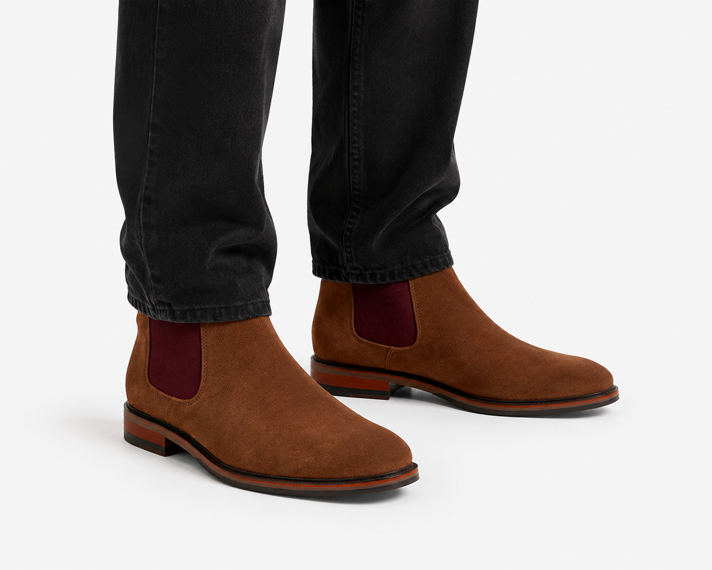 Office Chelsea boot in tan suede