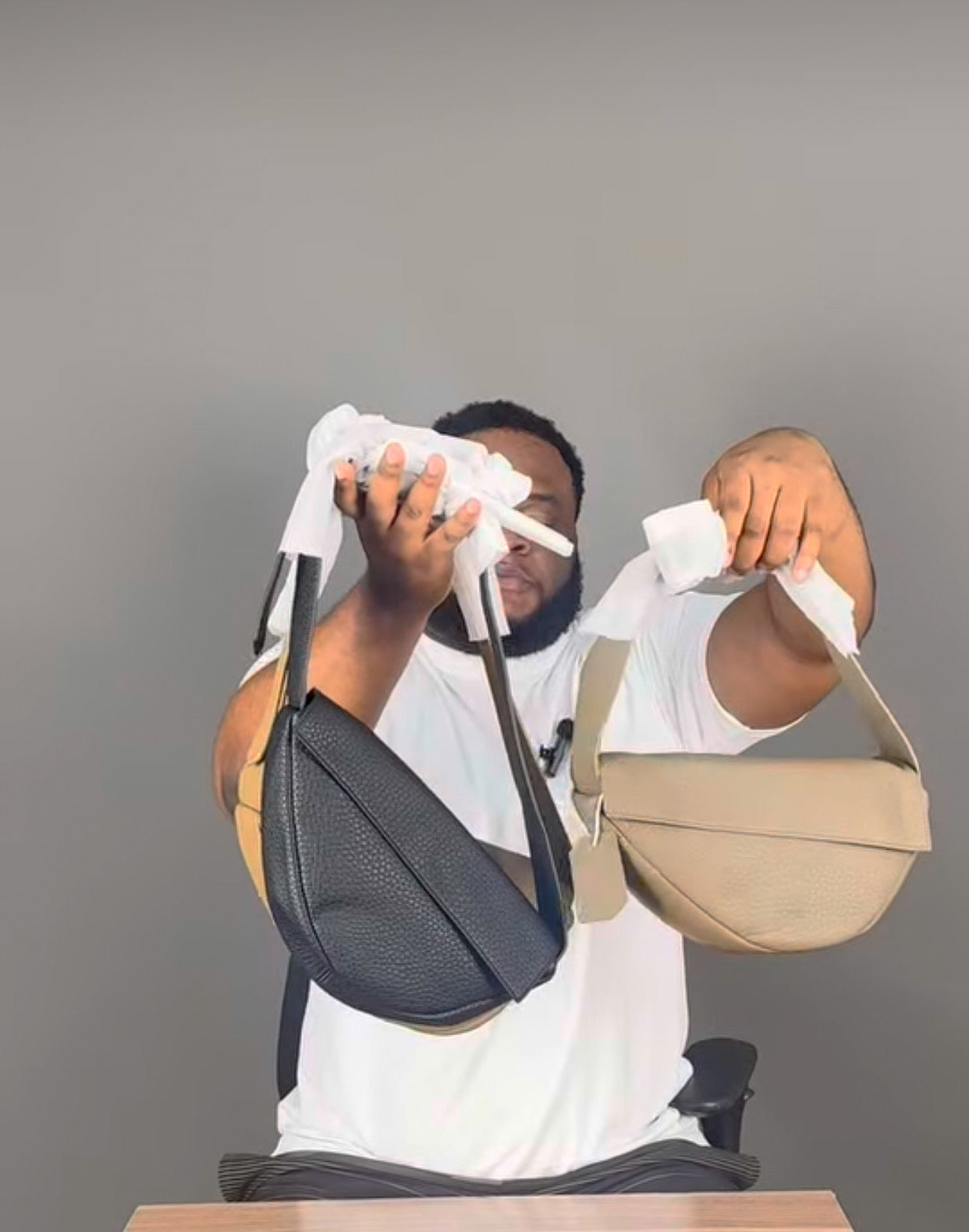 DIAGONAL CROSSBODY BAG