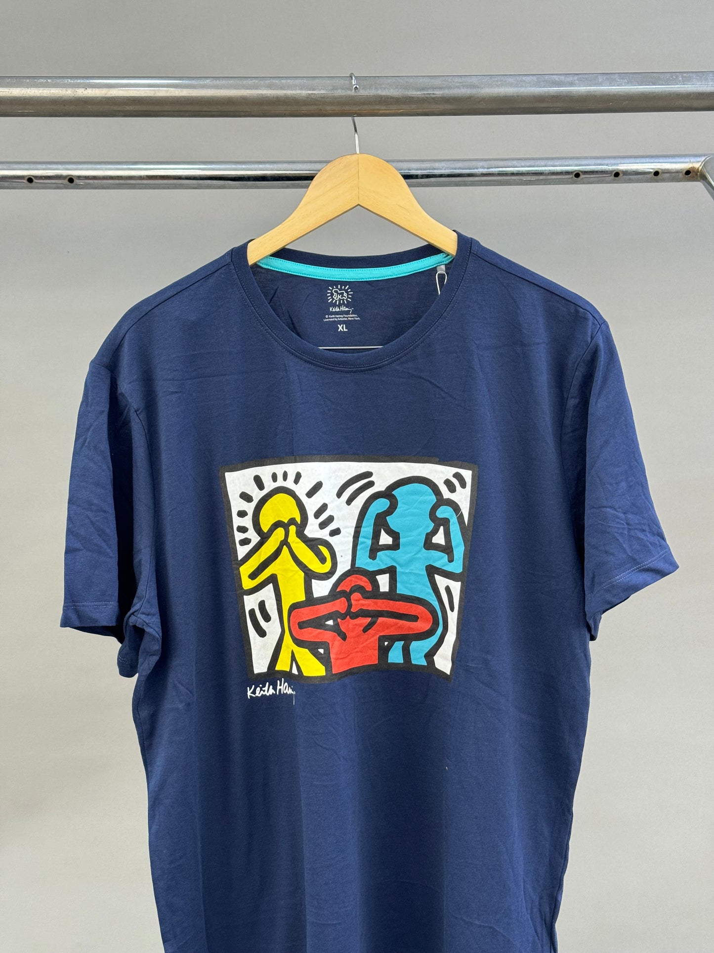 Keith Haring, in blue