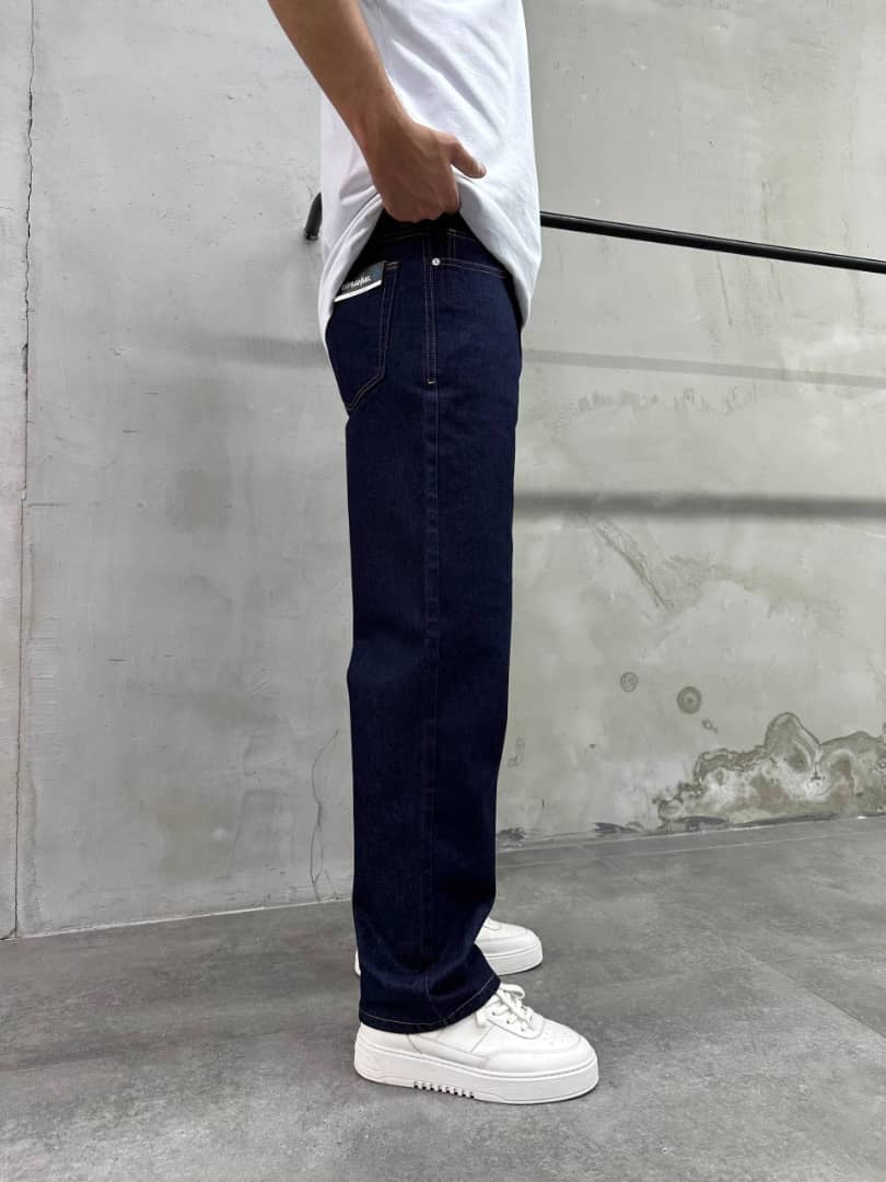 Difransel baggy jeans in deep blue
