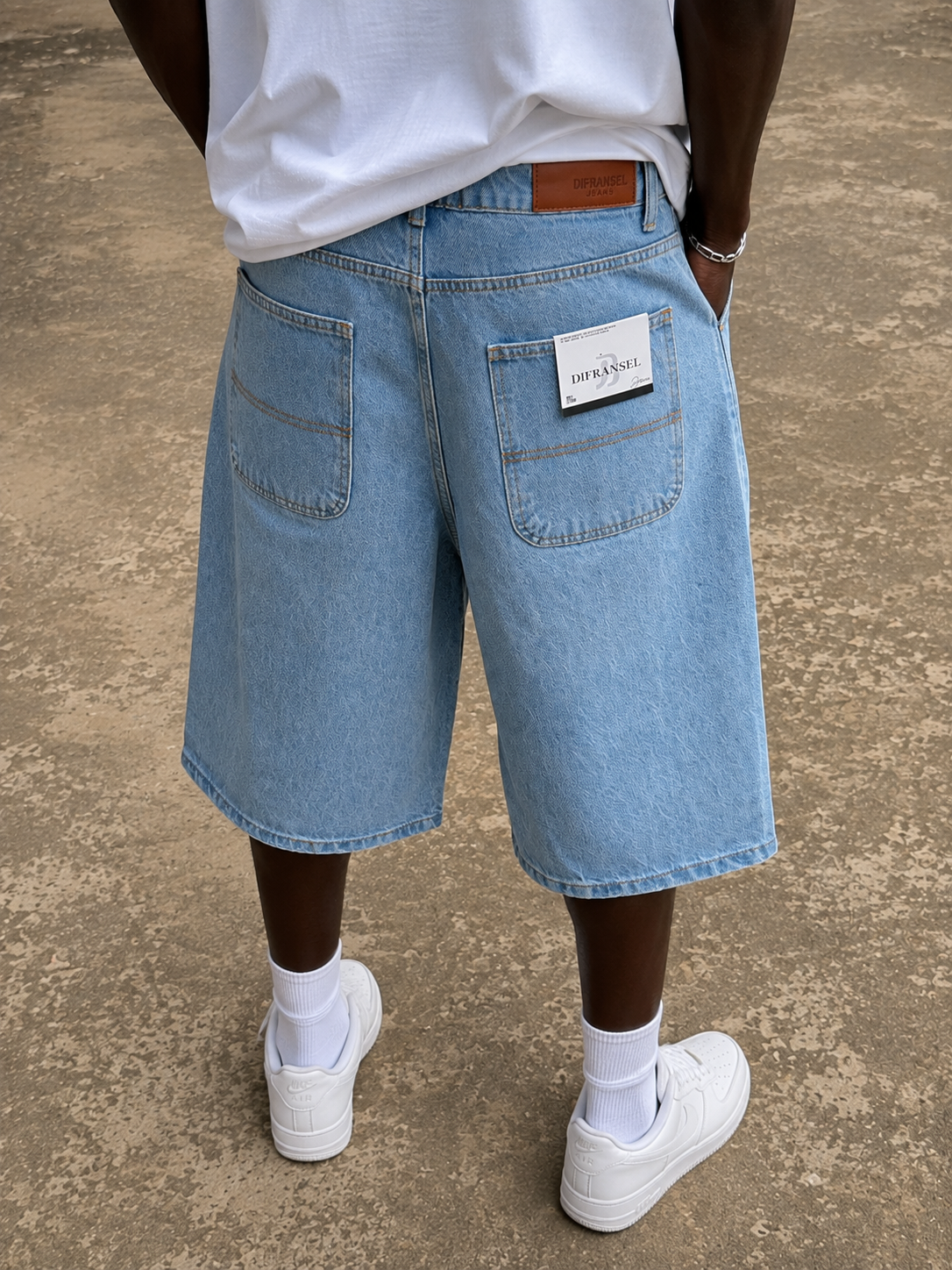 DIFRANSEL JEAN JORT LIGHT BLUE