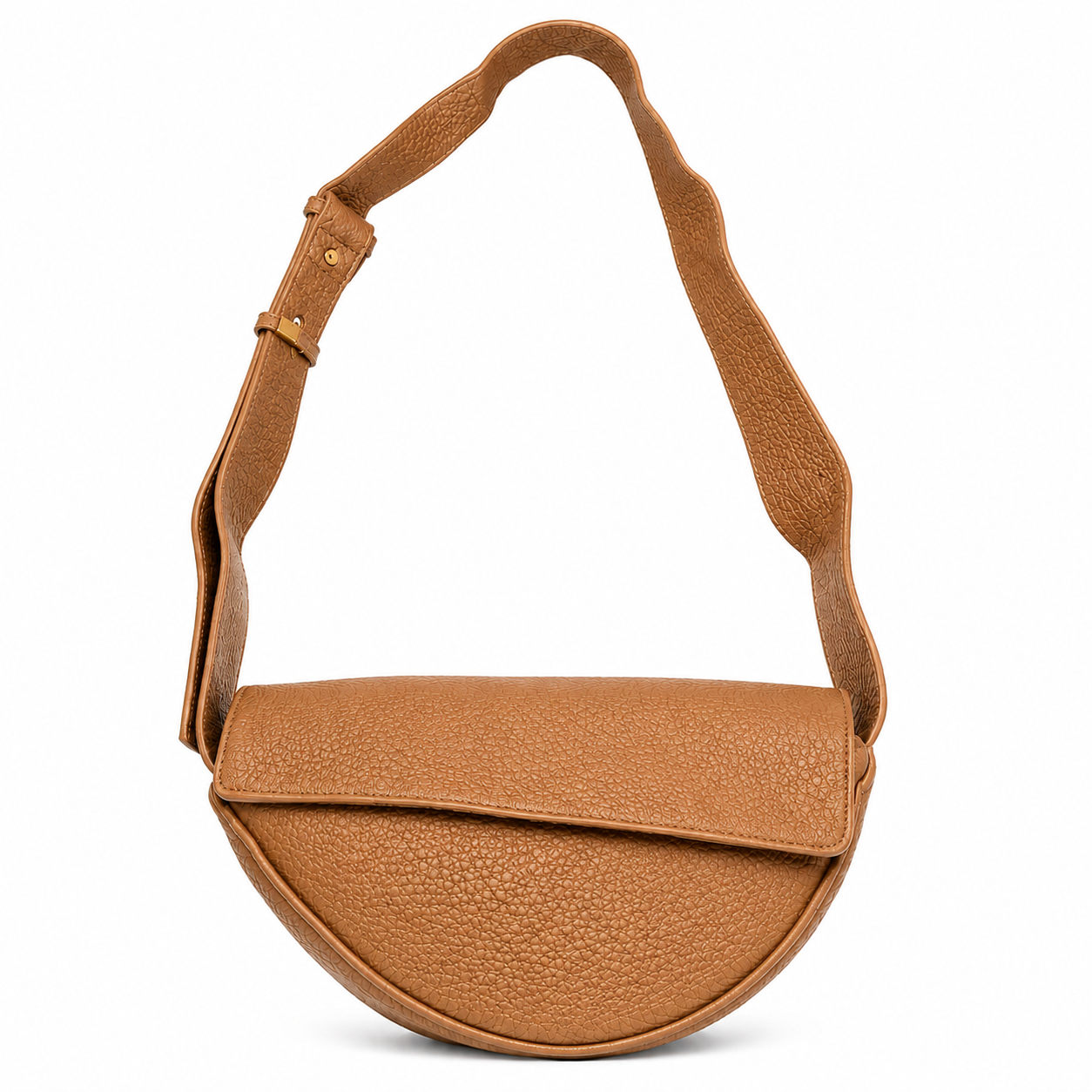 FEMALE DIAGONAL CROSSBODY BAG IN LIGHT BROWN
