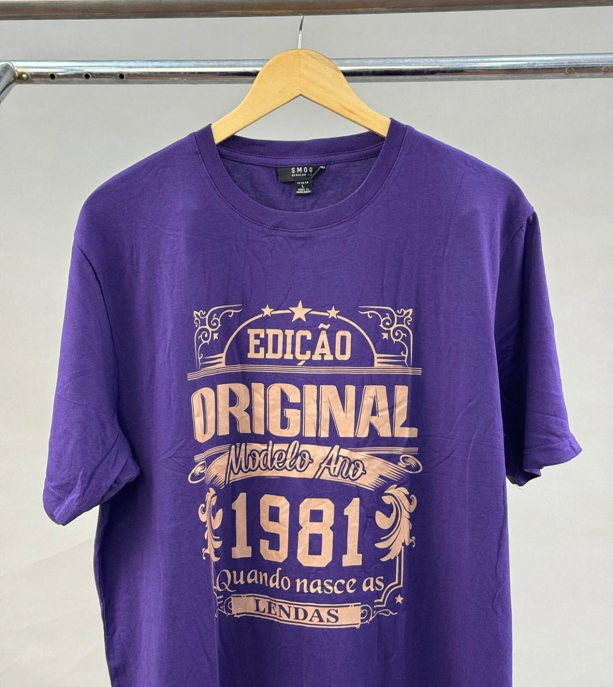 Smog original tee in purple