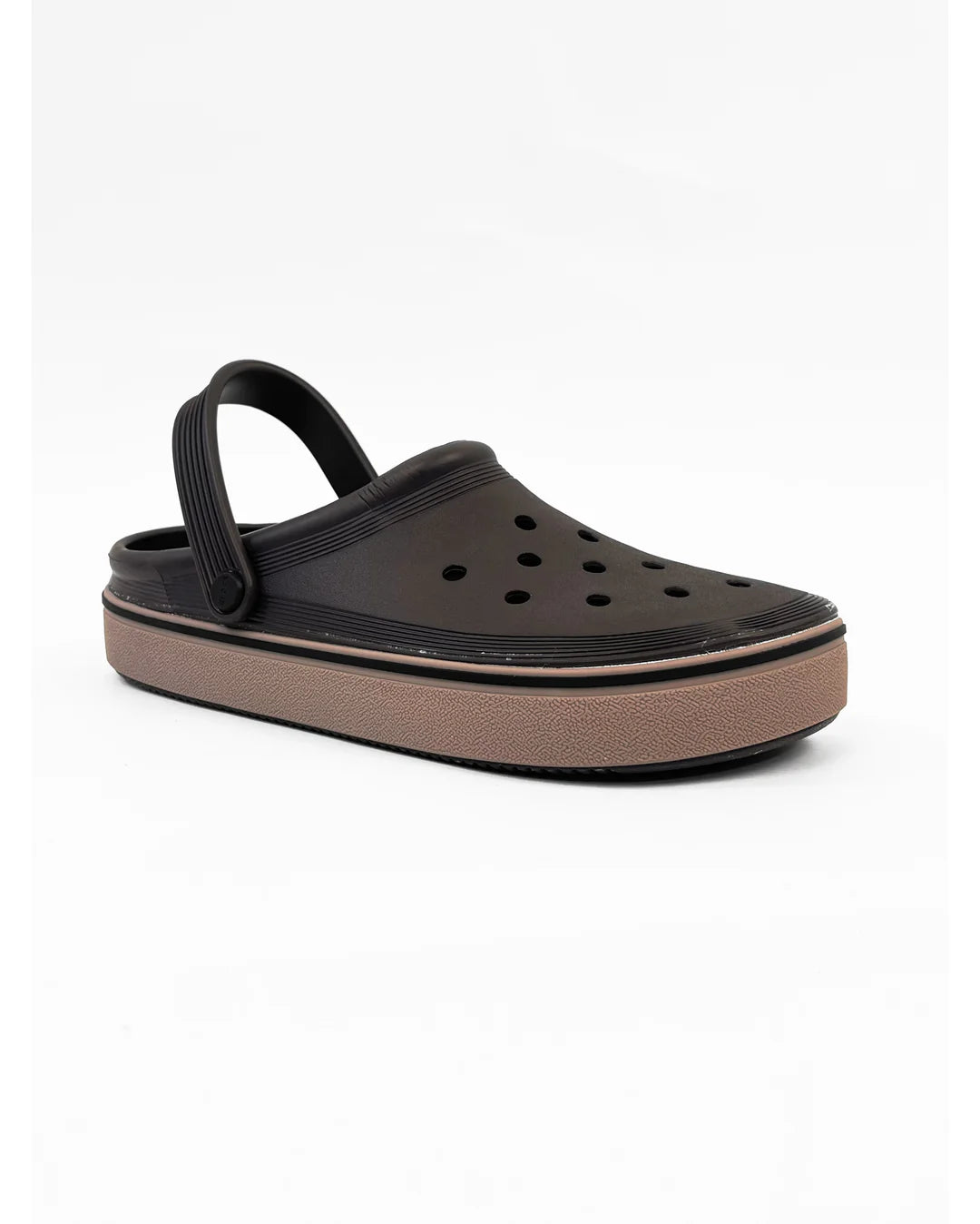 Crocs slide in brown
