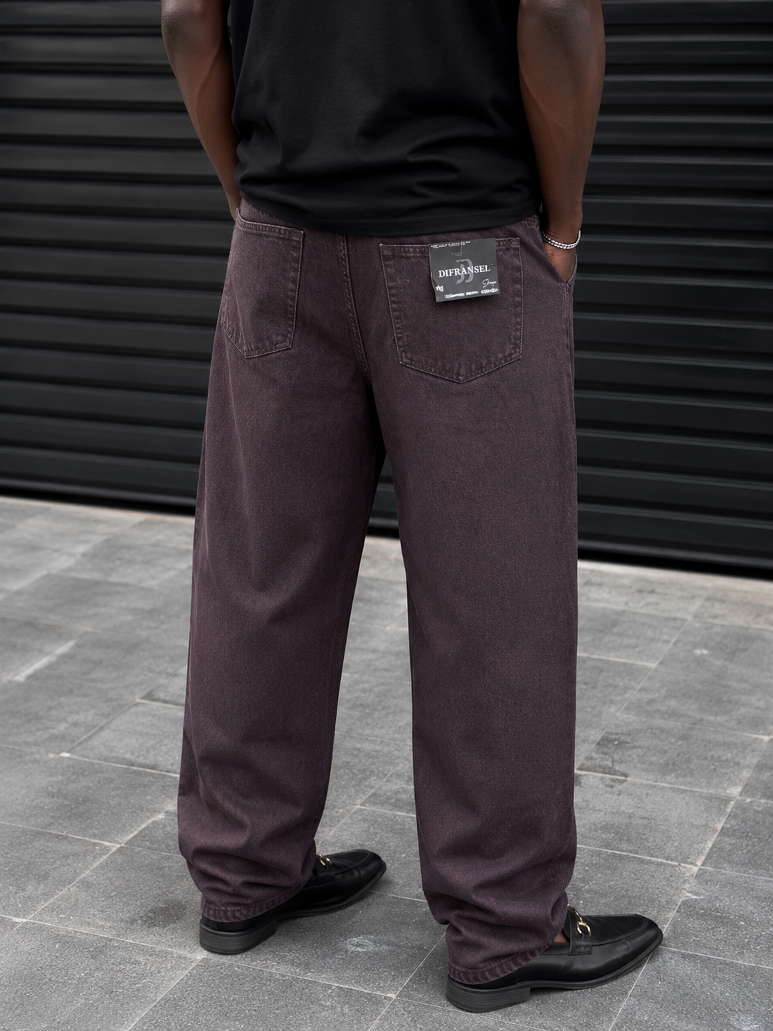 DIFRANSEL WASHED BROWN JEANS