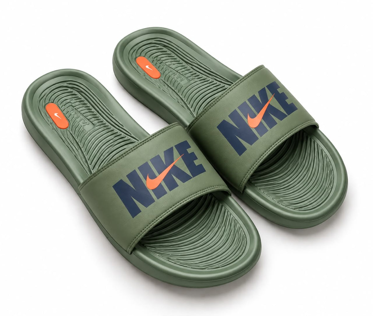 NIKE SLIDES IN GREEN