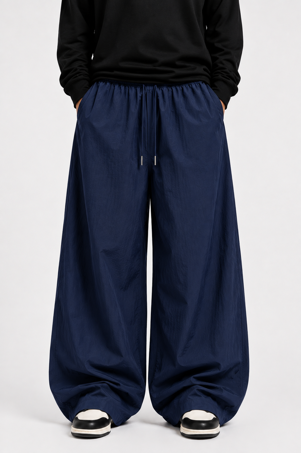 ZEDEDK PLAIN NYLON TRACK IN BLUE
