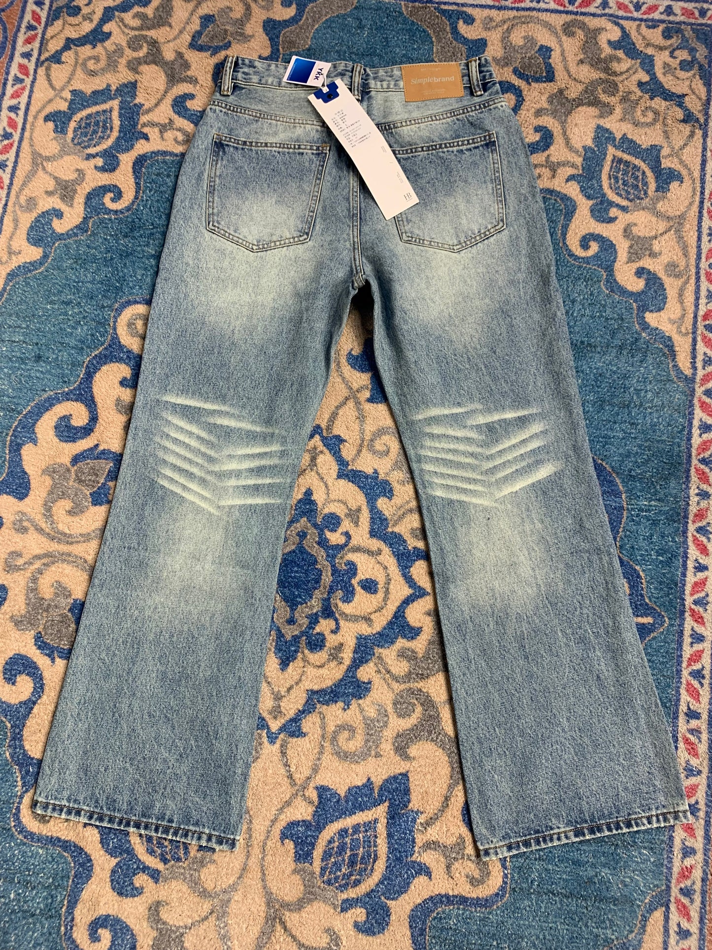HB BRAND JEANS BLUE ripped 66058