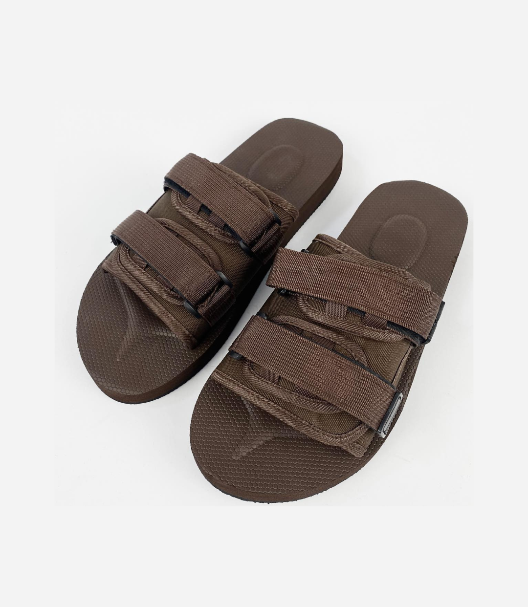 Zedek premium tech slides in coffe brown