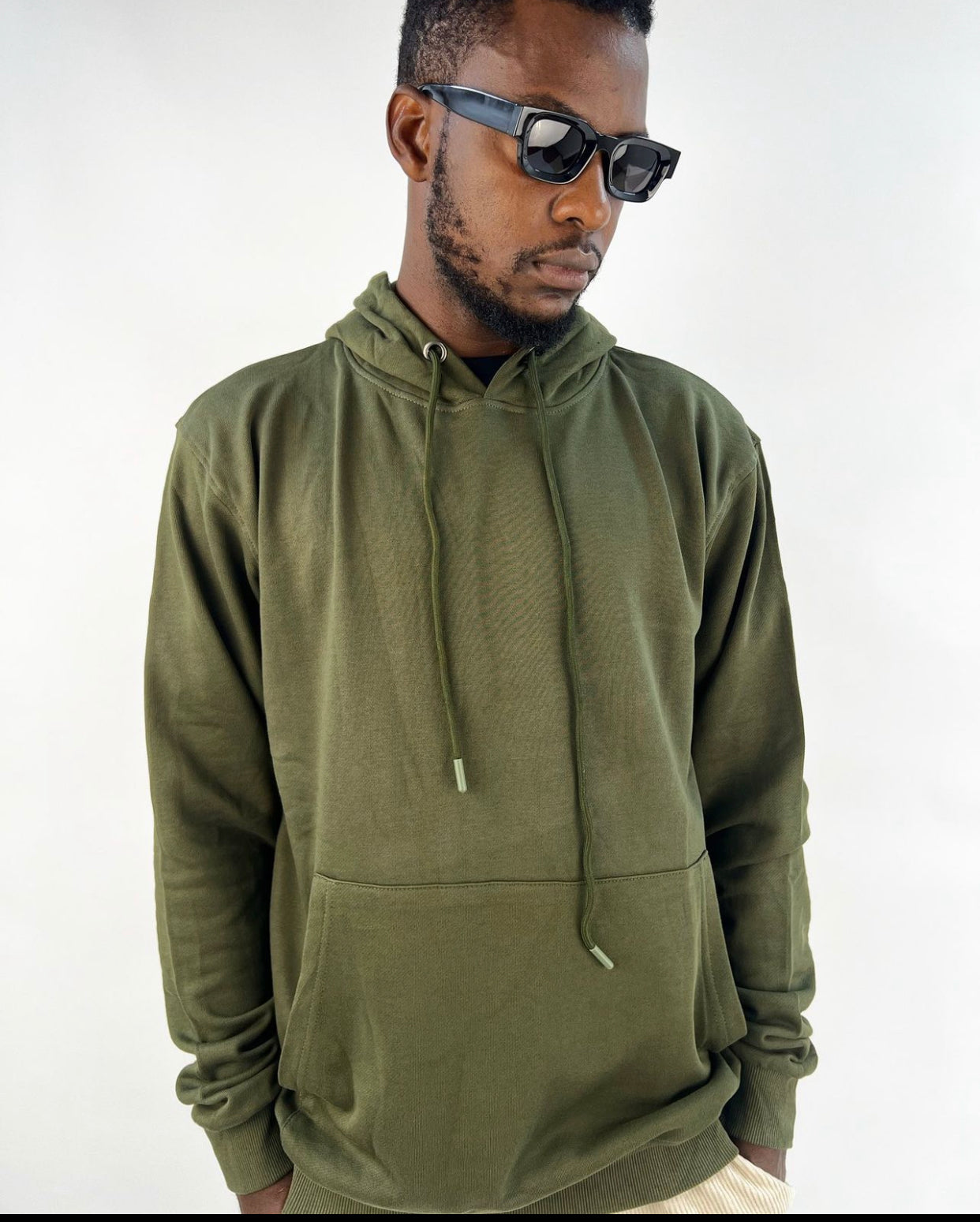 Puma hoodie in deep green
