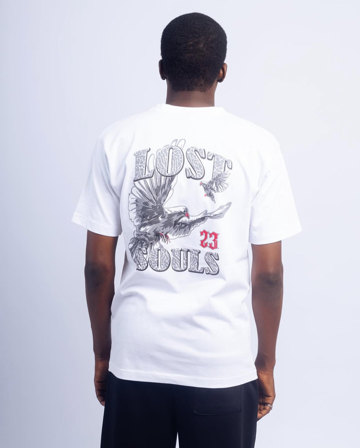 23 Lost souls tee in white