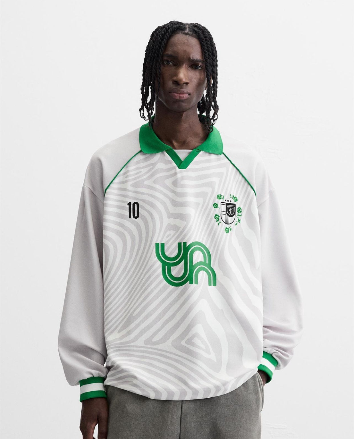Zara Retro Football Polo Shirt