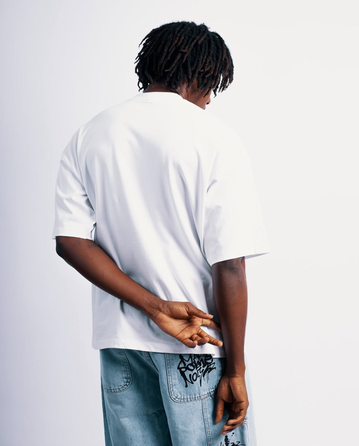 Oversized 280gsm tee (apparel care white)