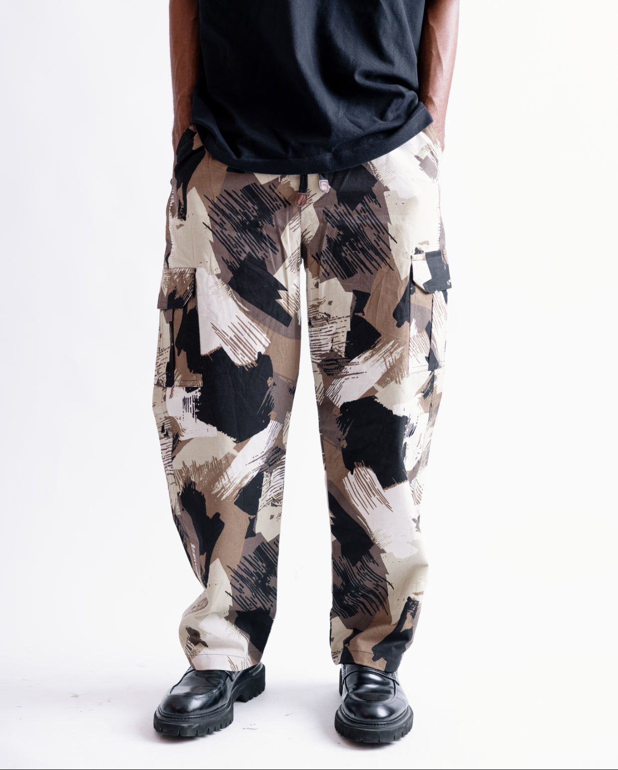 Zedek Print Cargo Pant