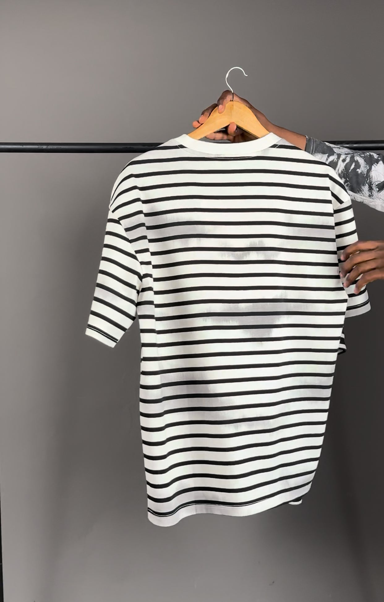 ZEDEK STRIPED POL0 WHITE F8788