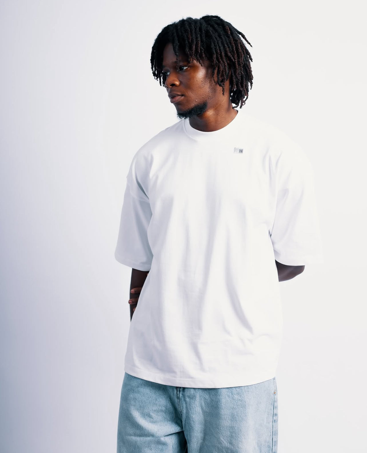 Oversized 280gsm tee (apparel care white)