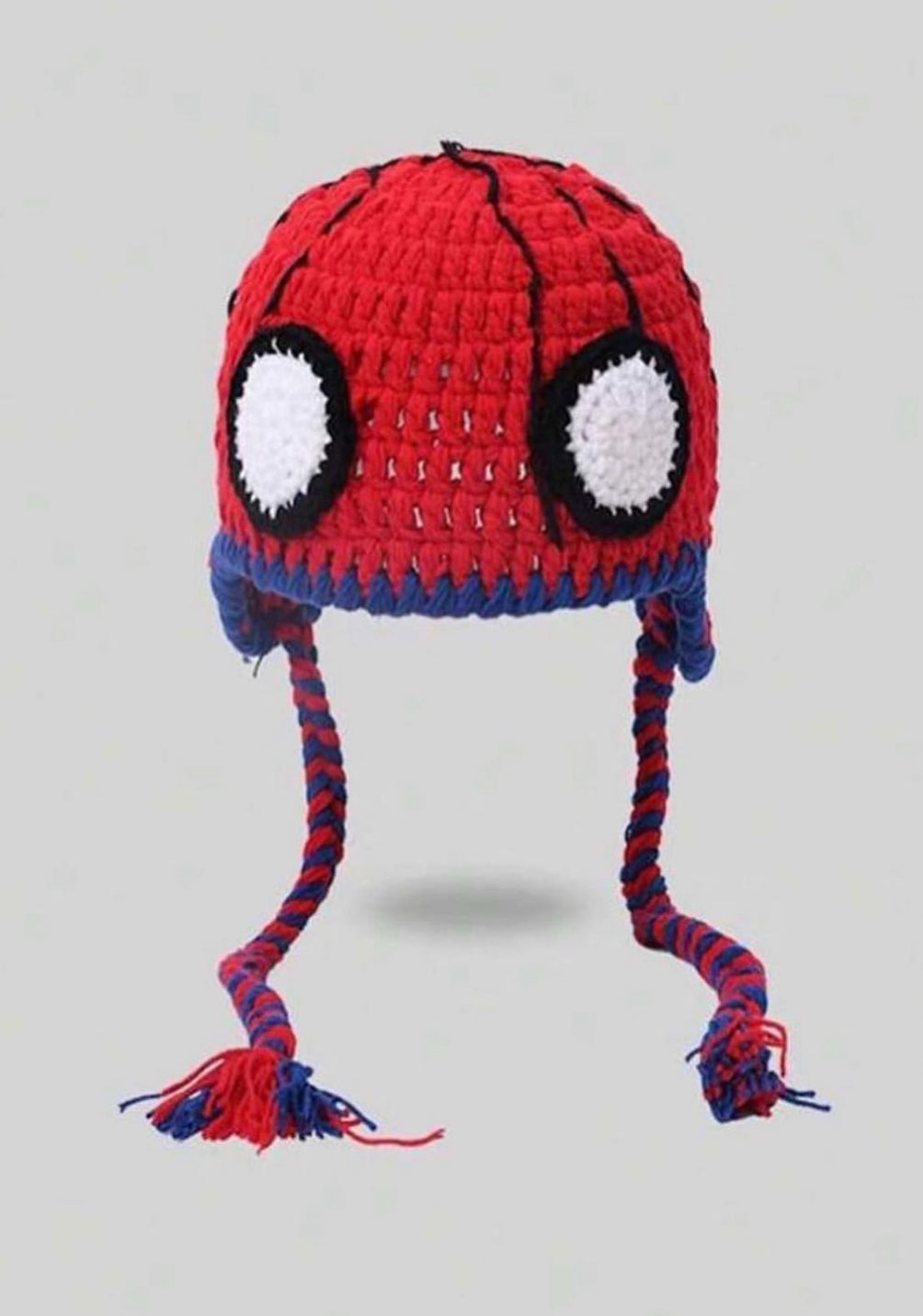 Y2k spidey knitted beanie