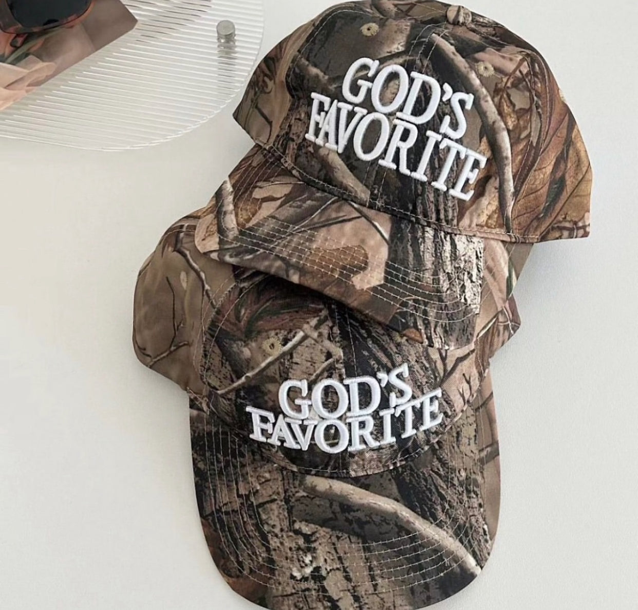 GOD'S FAVORITE CAMOUFLAGE HAT