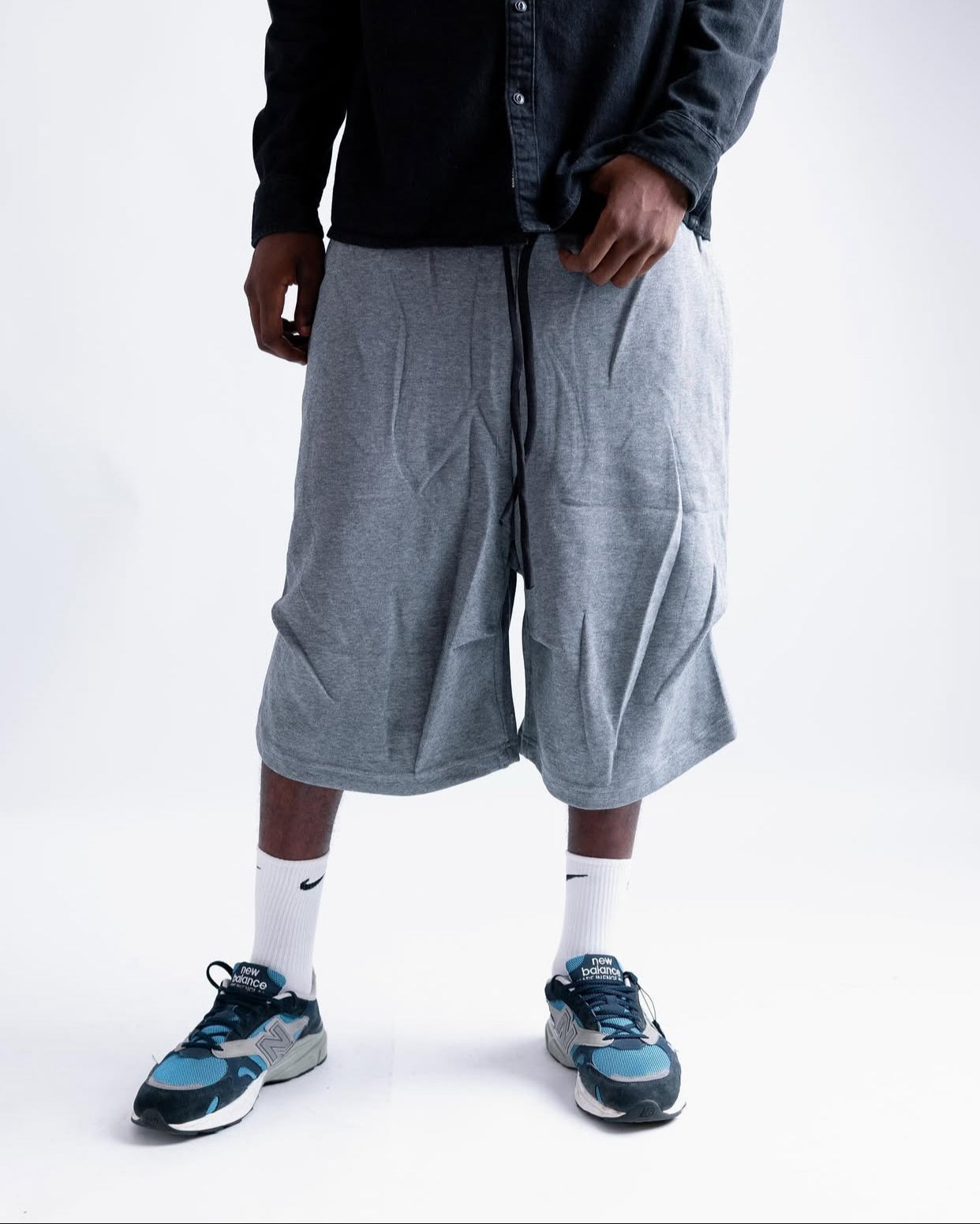 NUCLEAR FISSION LAYERED SWEAT SHORTS