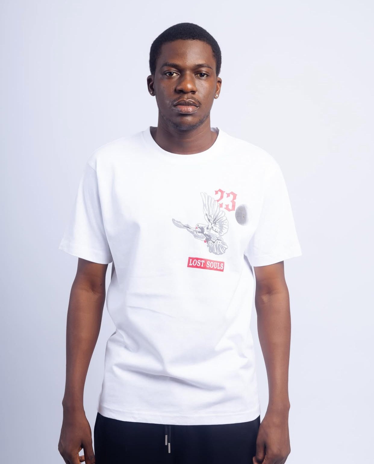 23 Lost souls tee in white