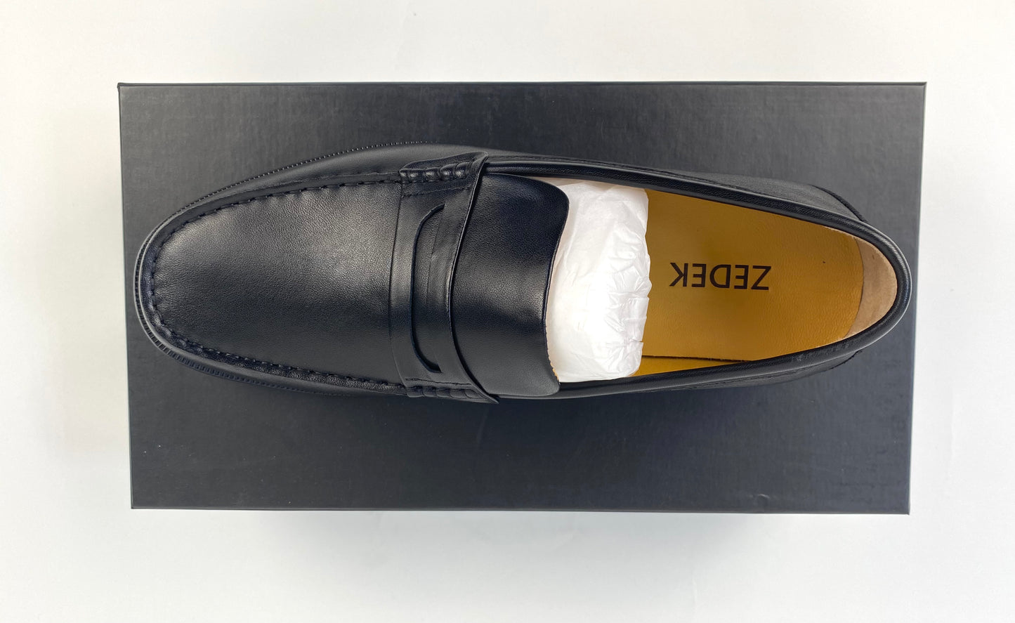ZEDEK BASIC LOAFER IN BLACK