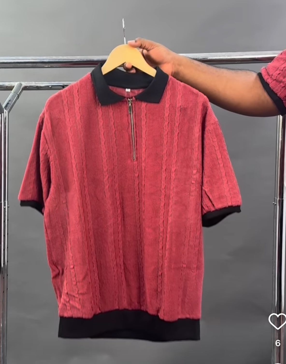 Zedek knitted polo