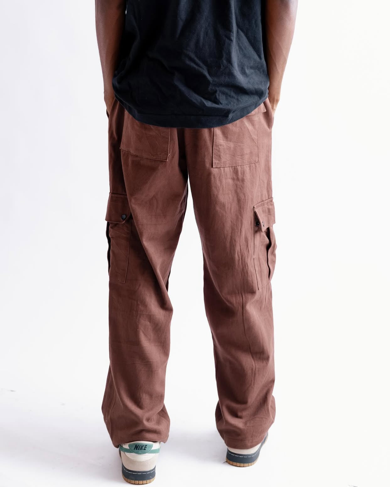 ZEDEK CARGO PANTS IN BROWN 01