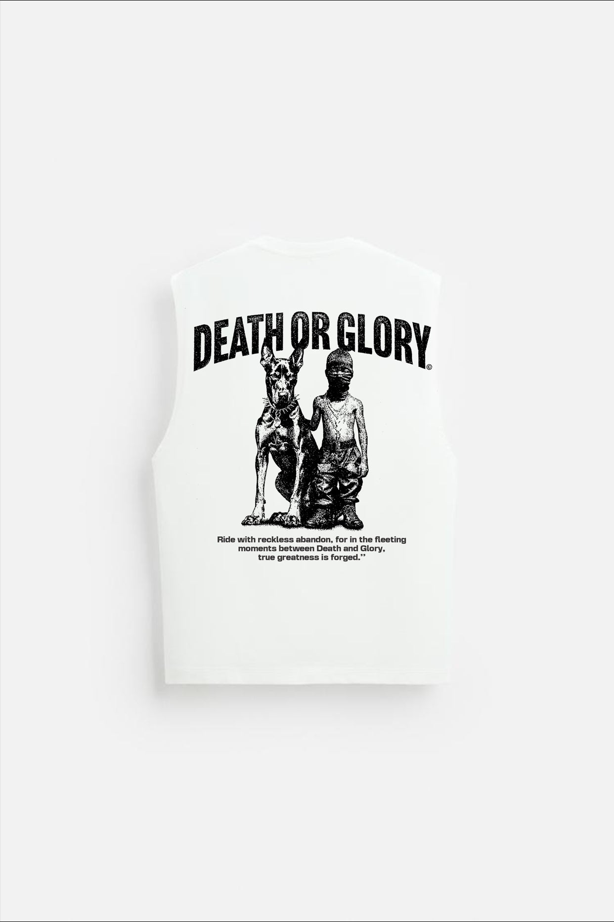 ZEDEK STUDIOS DEATH OR GLORY SLEEVELESS TEE
