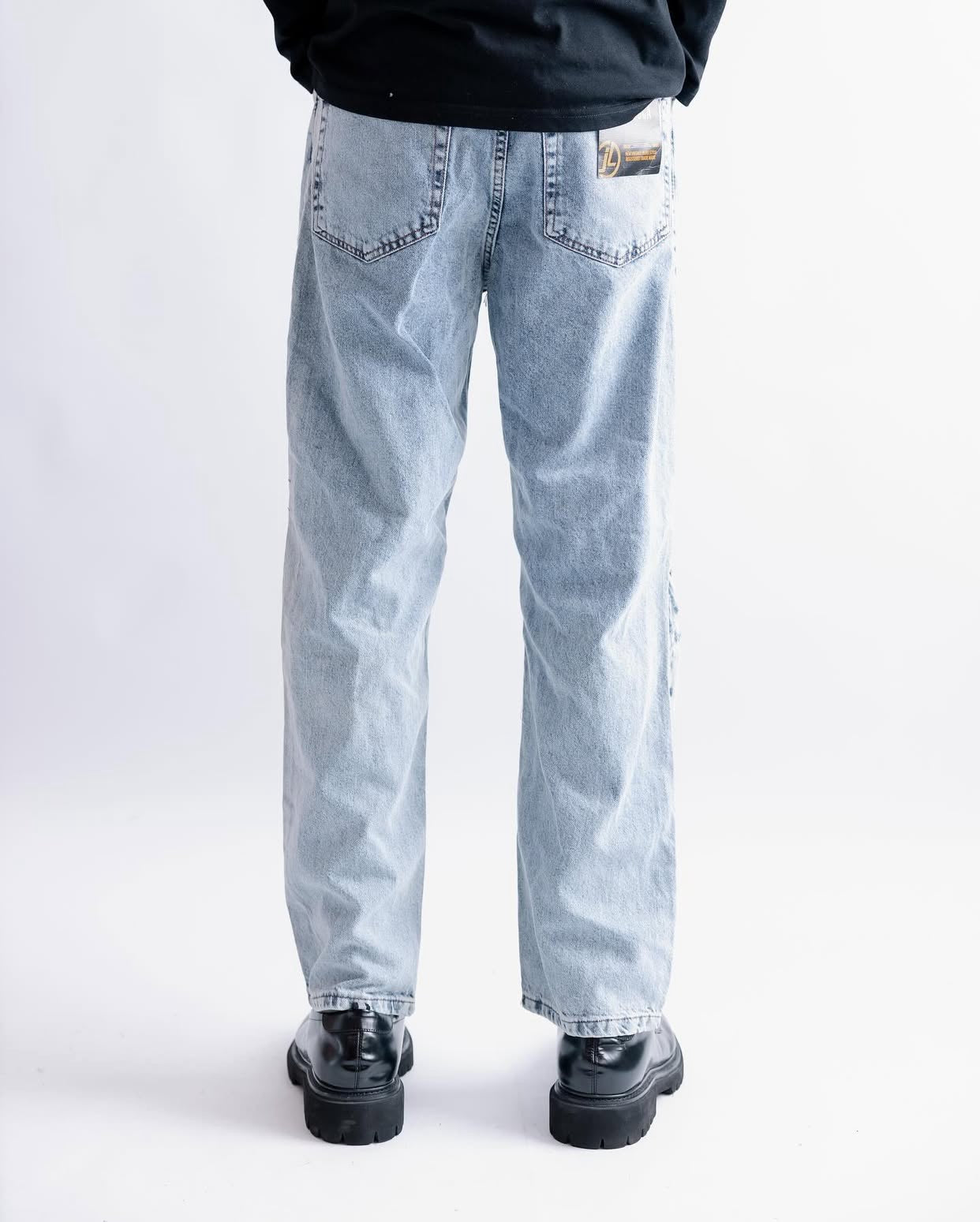 JOHN LUCCA RIPPED DENIM JEANS
