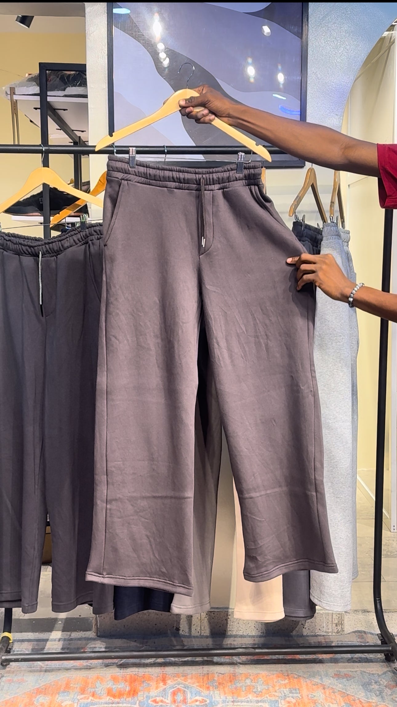 ZEDEK BAGGY JOGGER IN COFFEE