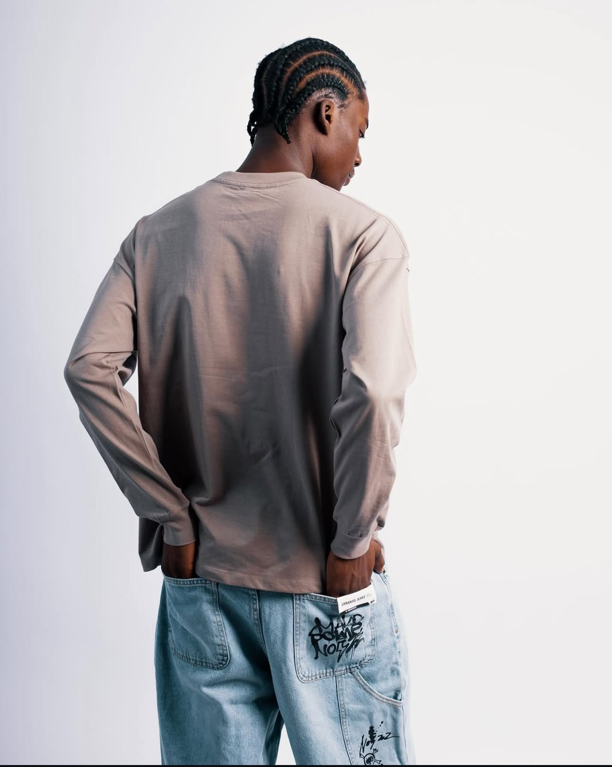 PLAIN LONGSLEEVE IN BROWN