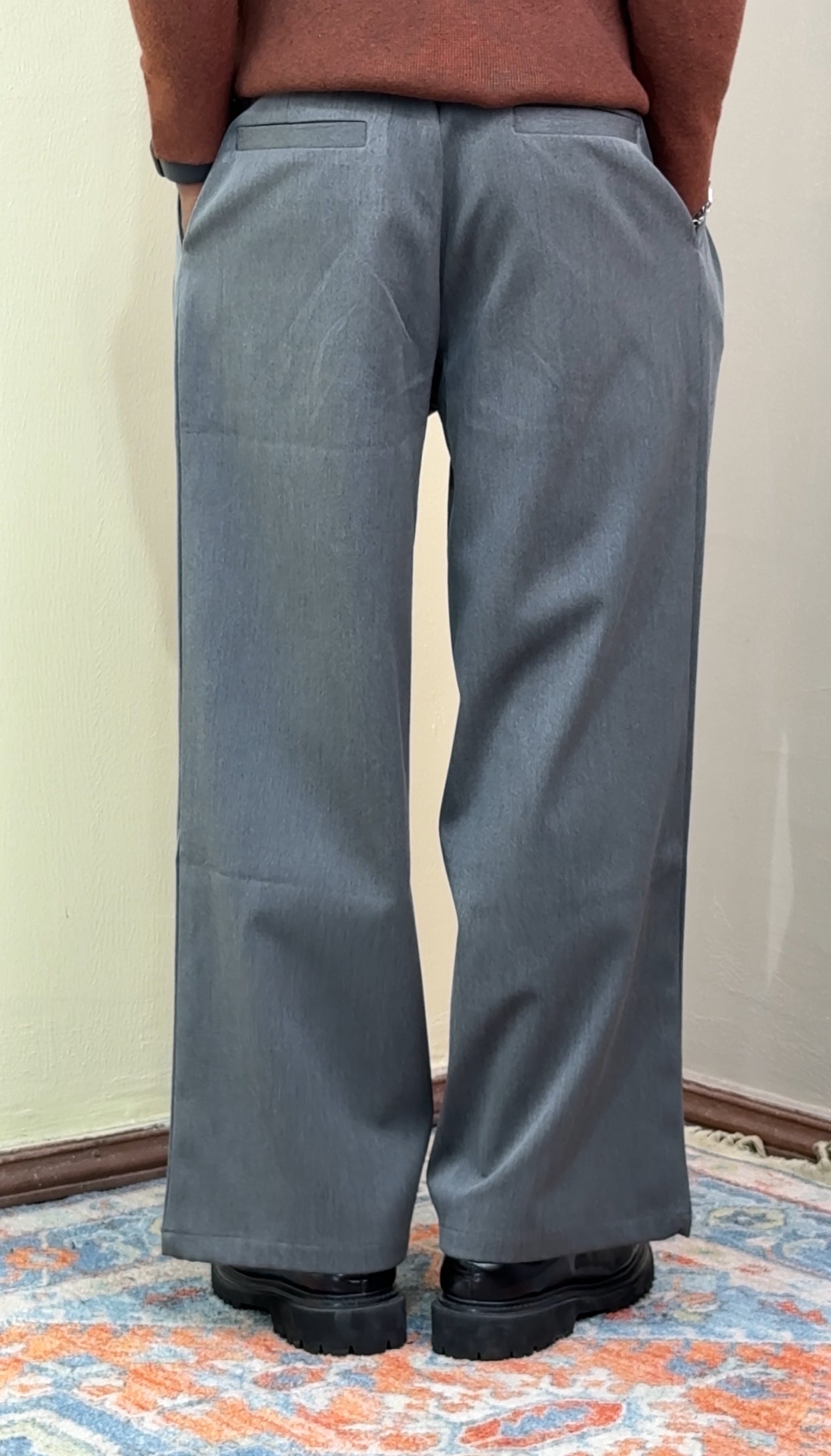 0125 COUTURE PANT IN GREY