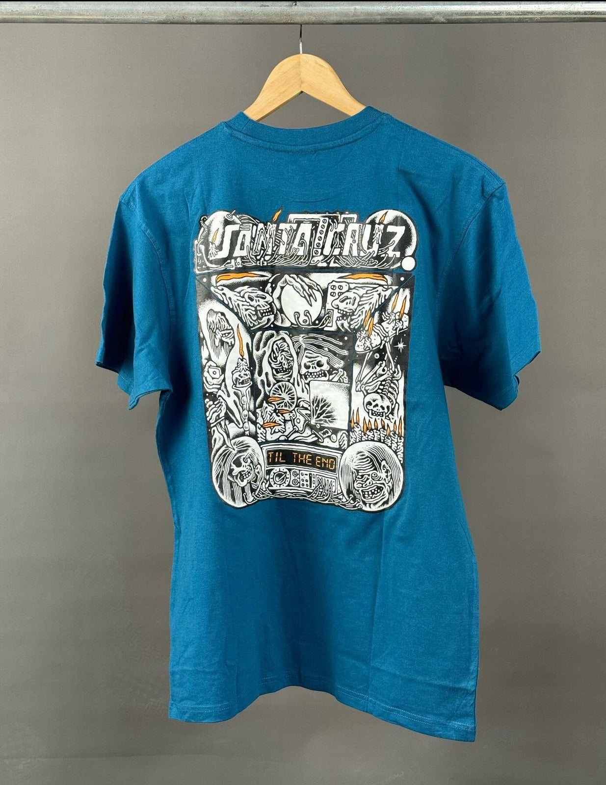 Santa Cruz til the end t-shirt