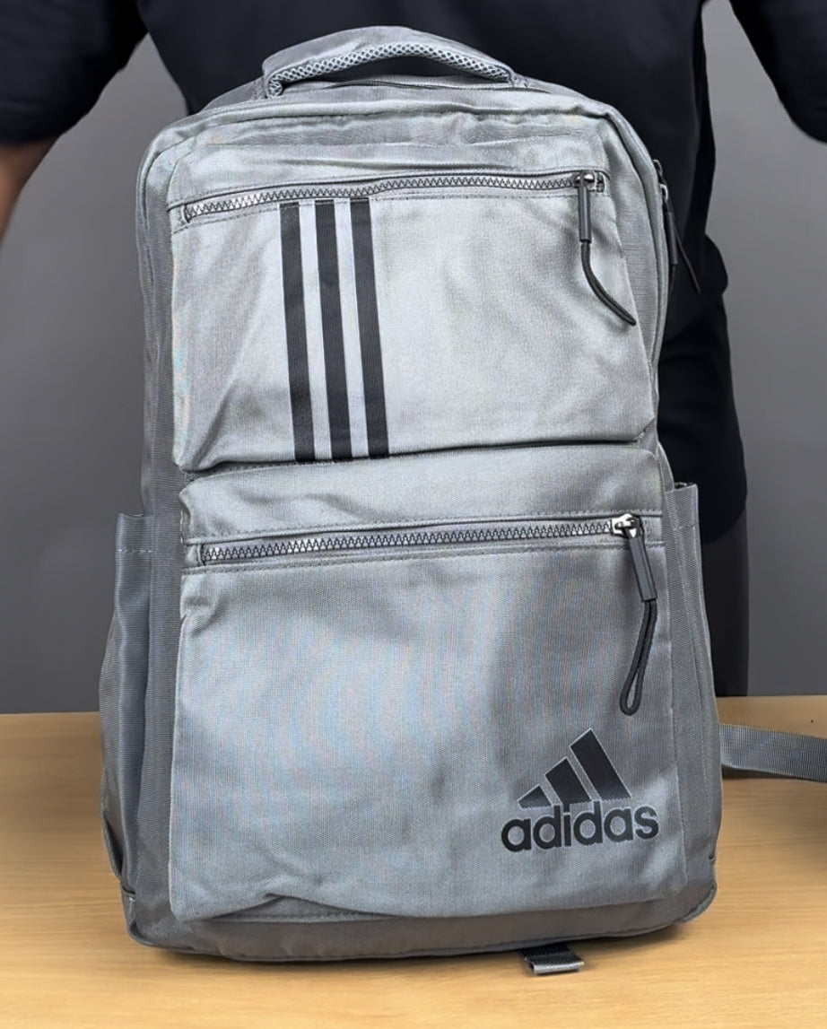 adidas grey backpack