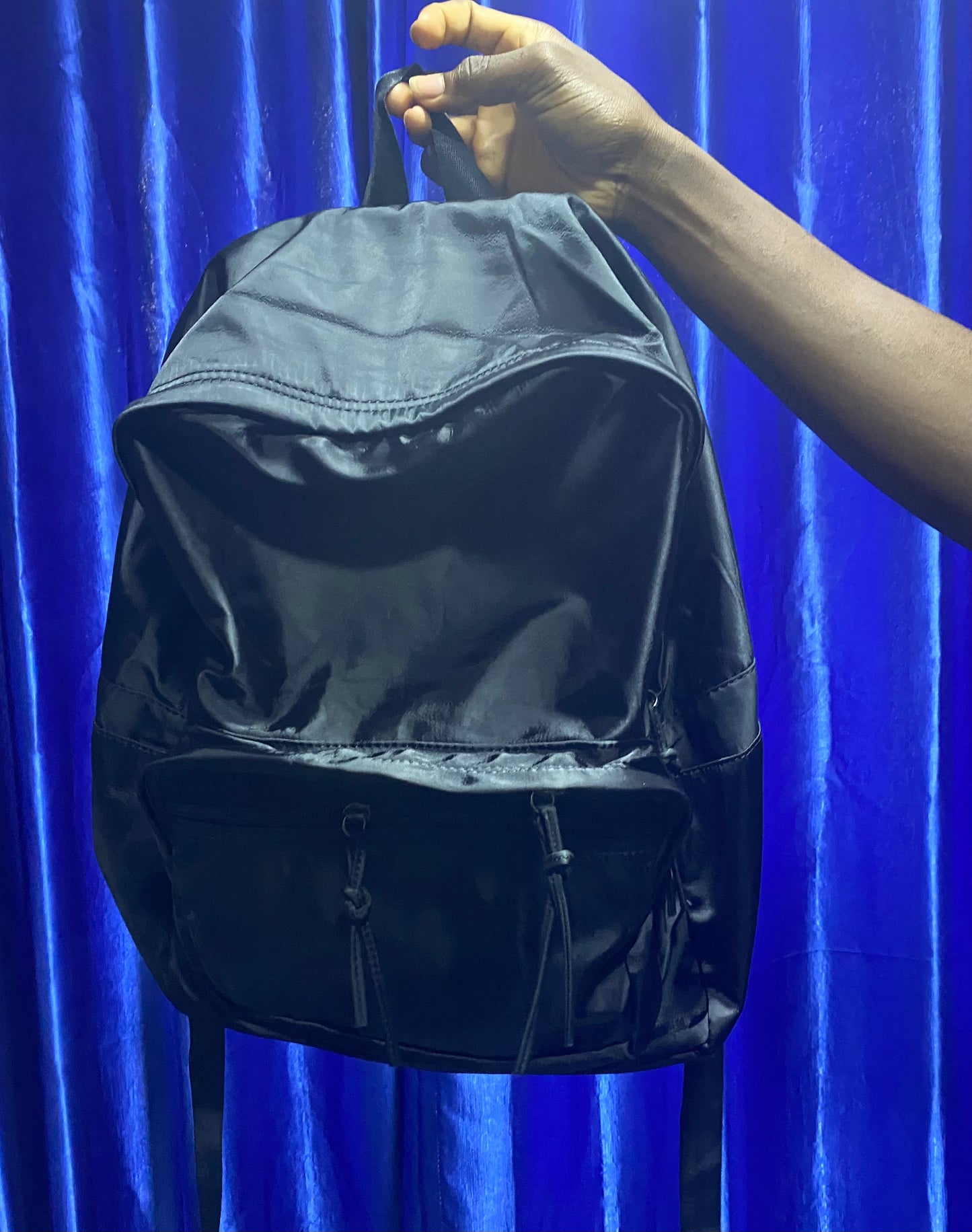 Plain waterproof backpack
